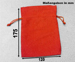 Samtsäckchen "L", rot
